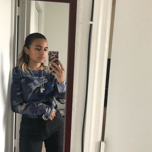 CAMO SEE THROUGH SHIRT